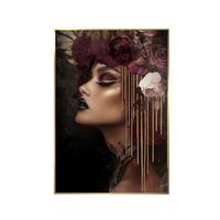 Glasbild Multicolor ca. 80x120cm - Multicolor, Basics, Glas/Holz (80/120cm)