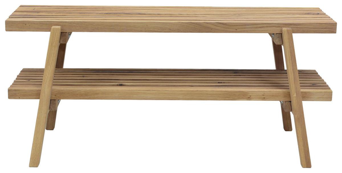 SIEDZISKO DO PRZEDPOKOJU STUDIOLINE - kolor dębowy, Natur, drewno (100/45/40cm) - Linea Natura