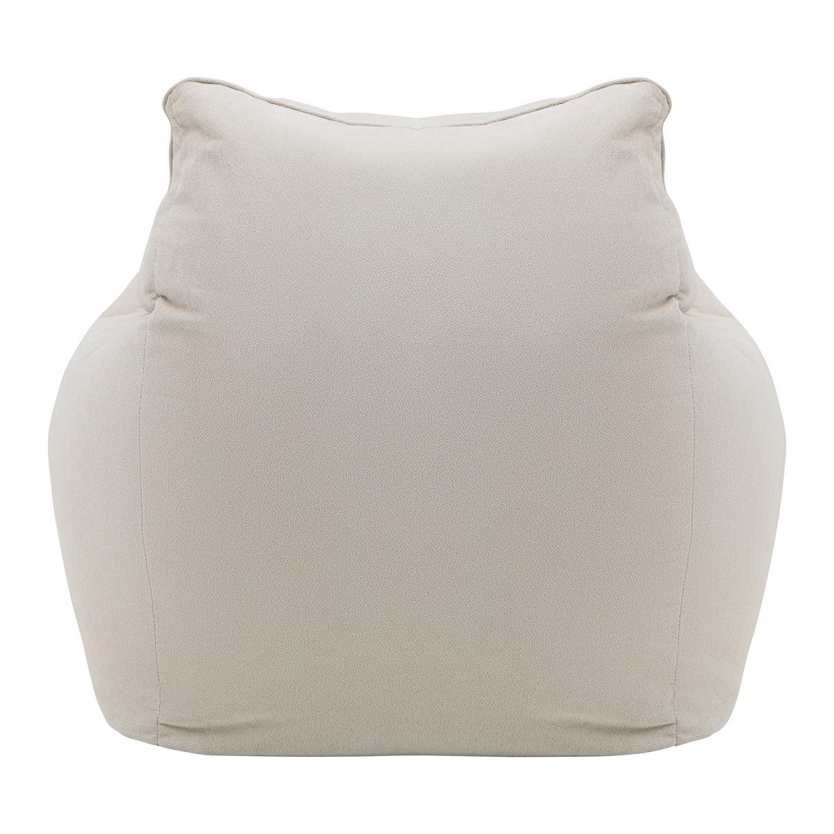 Sitzsack Storvik Beige - Grauweiß, MODERN, Textil (100/75/100cm) - Mömax