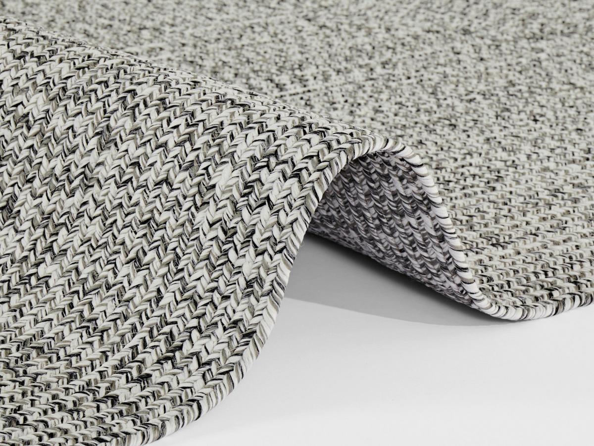 Läufer Trenzado Melange Greige ca. 80x200cm - Greige/Multicolor, Design, Kunststoff (80/200cm)
