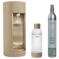 SATURATOR EUR-GL004F-DO-ND GLASSY - greige, Basics, materiał drewnopochodny/tworzywo sztuczne (18.8/44.5cm) - mysoda