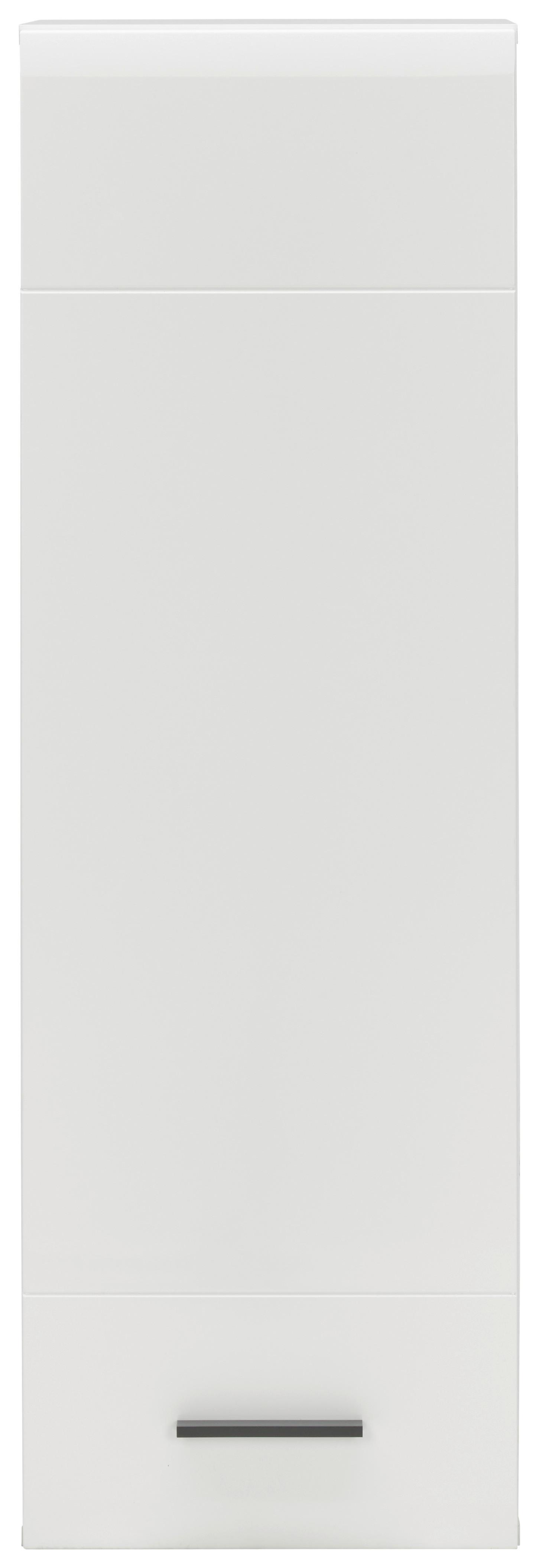 Viseča Vitrina Avanti, Bela - bela/antracit, Moderno, umetna masa/leseni material (40/122/35cm) - Hom`in