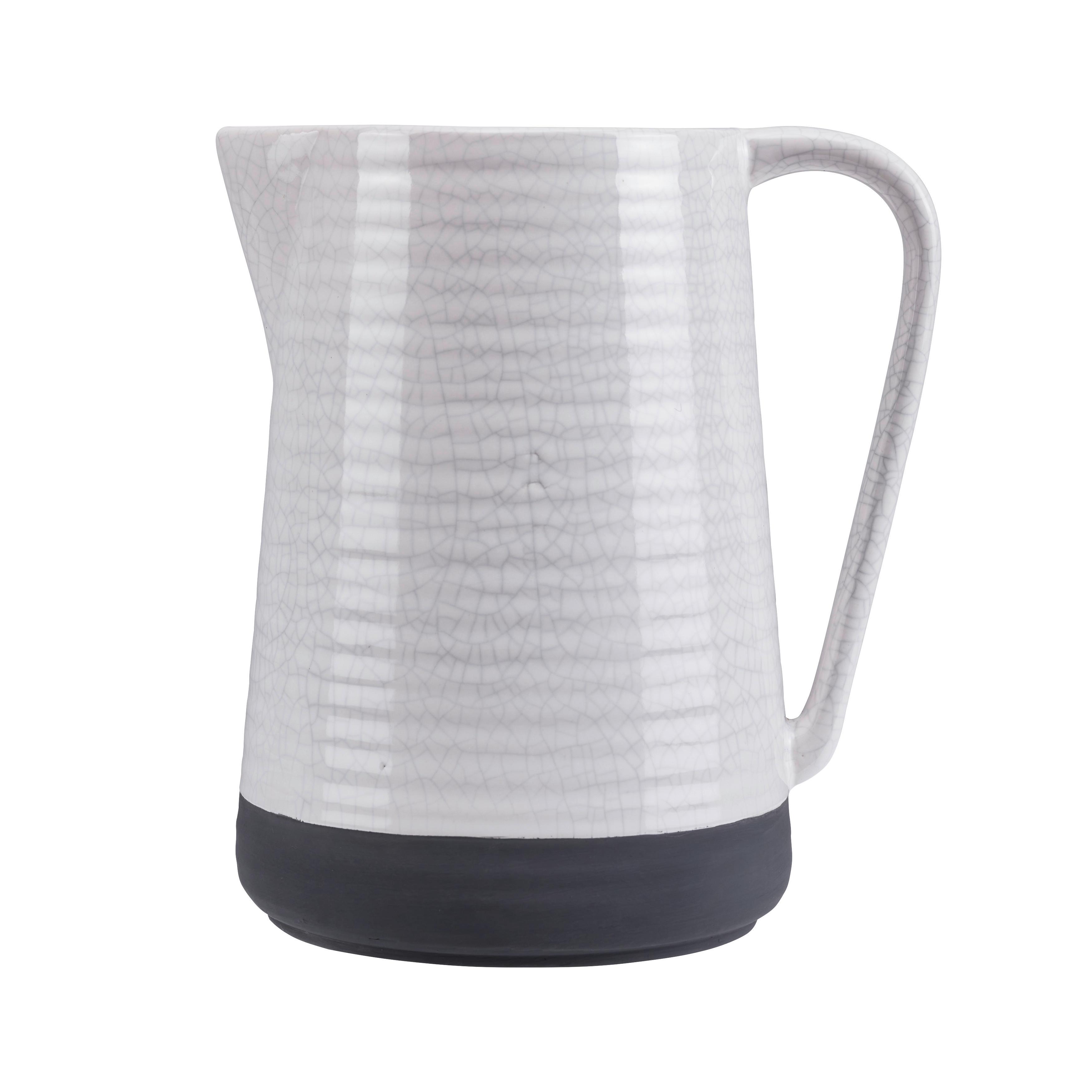 Vaza Rezzo - siva/bela, Moderno, keramika (19,2/21,5cm) - Bessagi Home