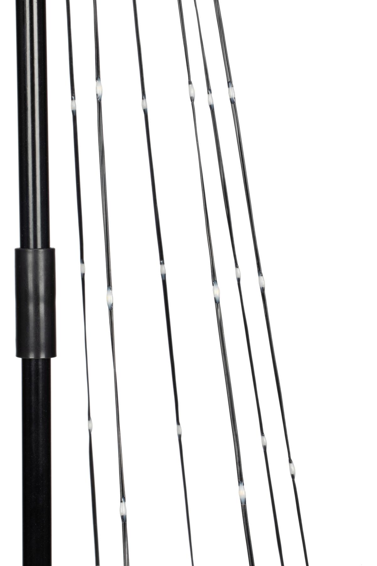 LED-Dekoleuchte Eran Schwarz max. 3,6 Watt - Schwarz, MODERN, Kunststoff/Metall (150cm) - Mömax