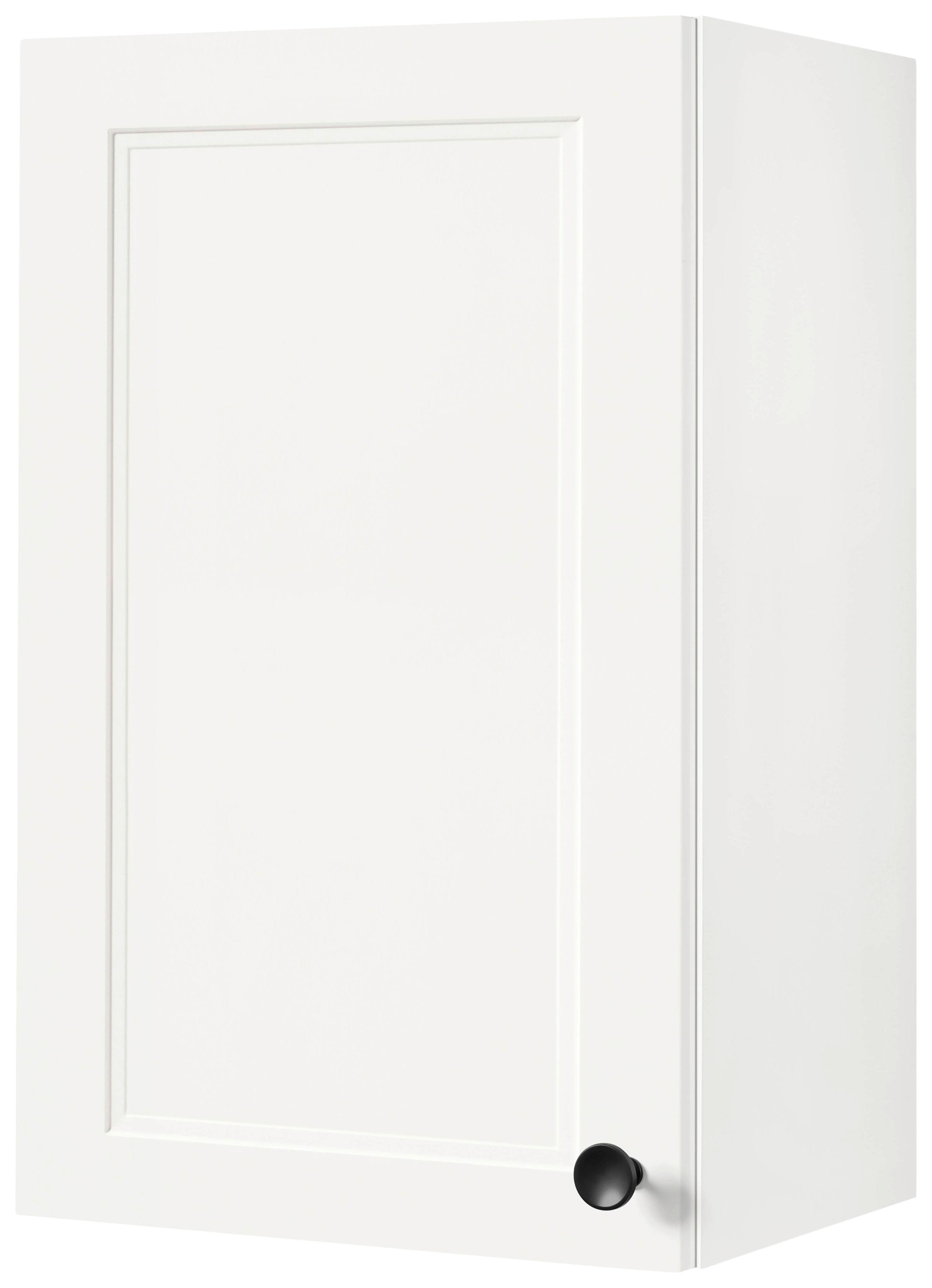 Küchenoberschrank Cascada Weiß - Schwarz/Weiß, MODERN, Holzwerkstoff/Metall (45/72/35cm) - Nobilia
