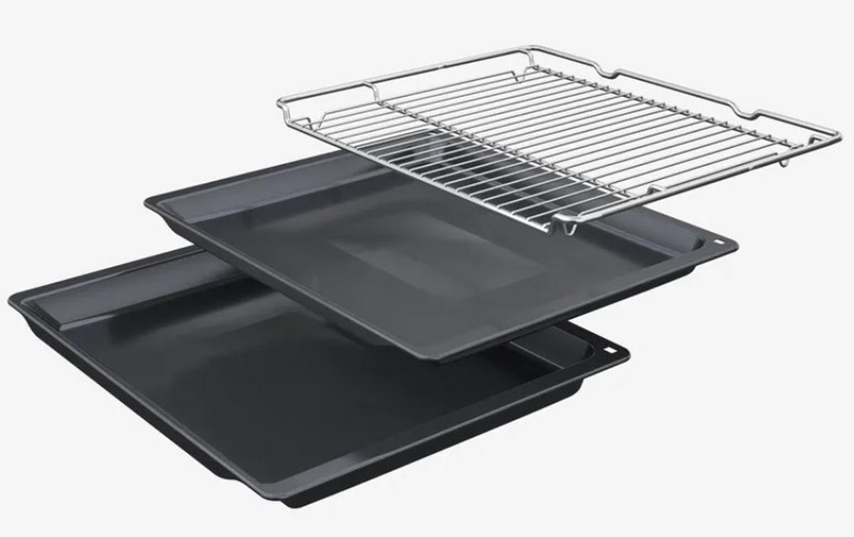 Backofen HM976GMB1 mit Mikrowellenfunktion - Schwarz, Metall (59,4/59,5/54,8cm) - Siemens