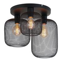 Mennnyezeti Lámpa Drato - fekete/aranyszínű, Modern, fém (40/23cm) - Mömax
