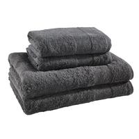ZESTAW RĘCZNIKÓW FROTTE VILLEROY & BOCH 4SZT - antracytowy, Basics, tkanina - Villeroy & Boch