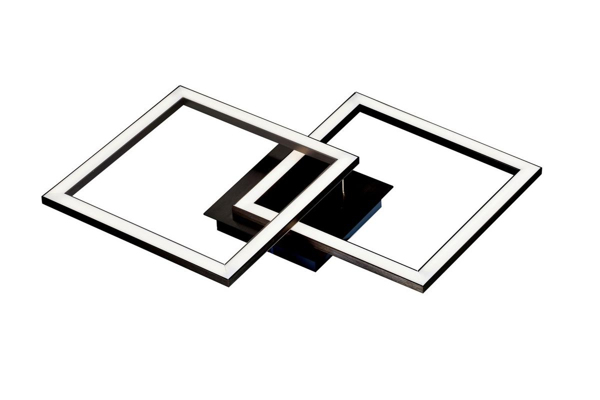 LAMPA SUFITOWA LED PANTHER *SBB* - czarny/biały, Lifestyle, tworzywo sztuczne/metal (50,7/35/5,5cm) - Boxxx