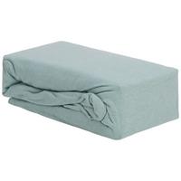 Spannleintuch Leo in diversen Farben - Taupe/Jadegrün, Textil (150/200cm) - Modern Living