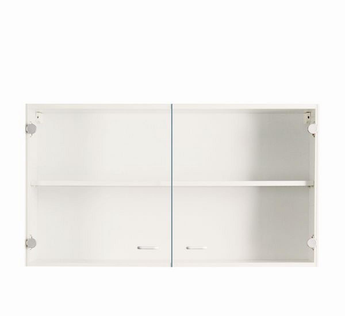 Kuhinjski Gornji Element Speed  Hgg 100 W - bijela, Moderno, drvni materijal/plastika (100/54,8/32cm) - Based