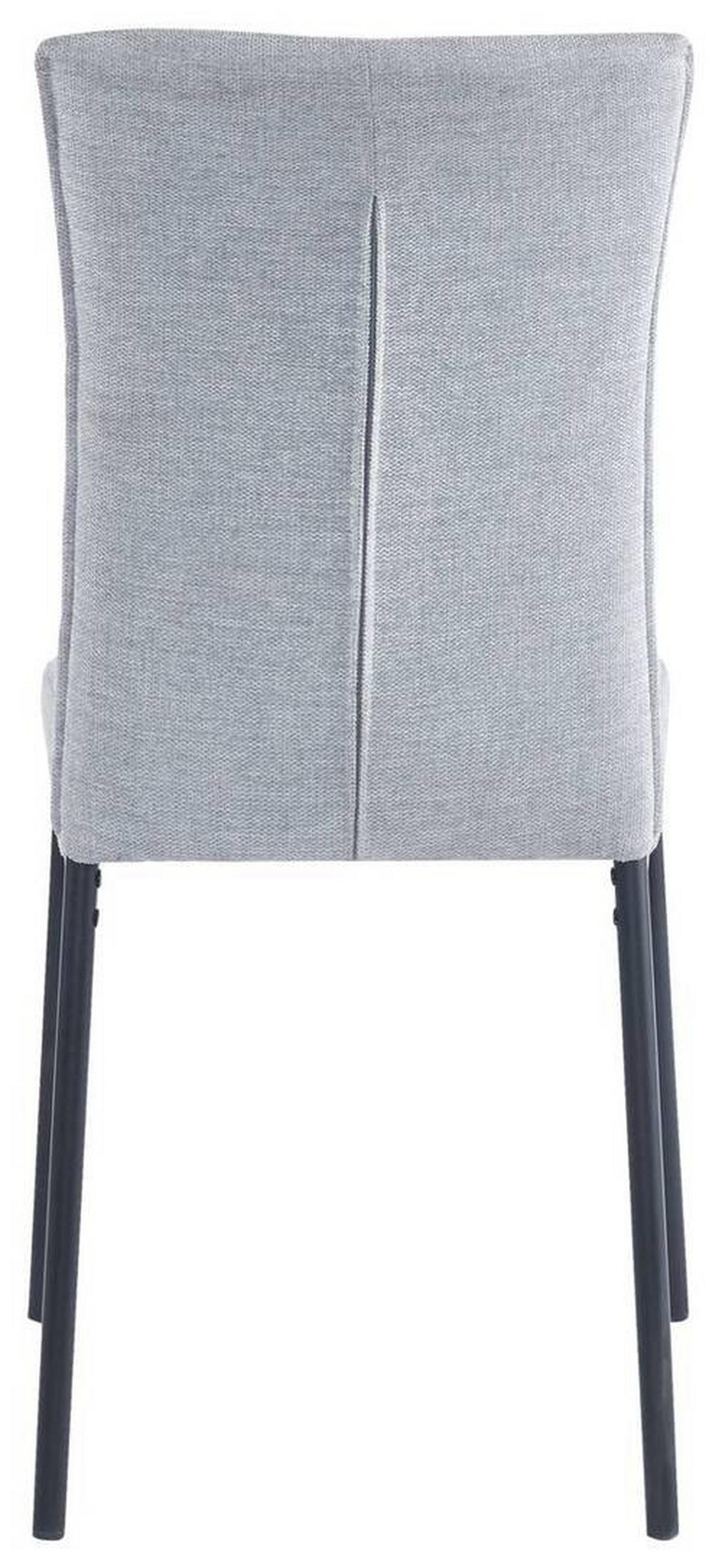 KRZESŁO JORDAN  -EXKLUSIV- - jasnoszary/czarny, Design, metal/tkanina (44/95/57cm) - Carryhome