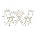 Balkon Szett Stacy Antik - Fehér, Fa (58/73/58cm) - Mömax modern living Balkon Szett Stacy Antik - Fehér, Fa (58/73/58cm) - Mömax modern living