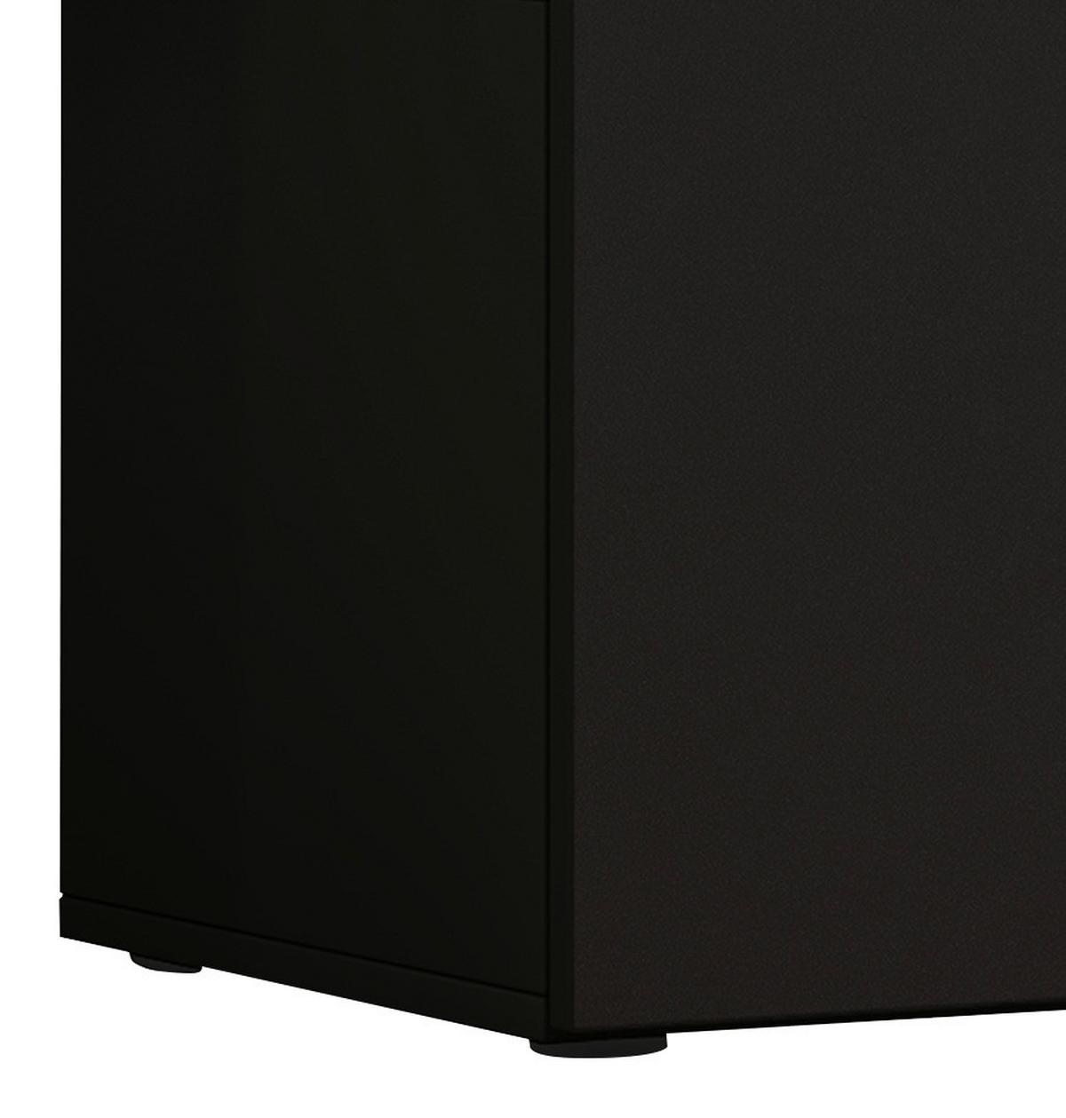 Tv-element Lowina 95, Črna - črna, Konvencionalno, umetna masa/steklo (95/37,8/40,3cm) - MID.YOU