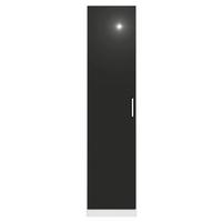 Ormar Sa Klasičnim Vratima Berlin - boja hroma/siva, Moderno, pločasti materijal/plastika (47/210/54cm) - Modern Living