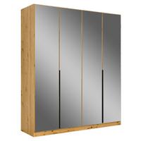 Ormar S Klasičnim Vratima Skyla - siva/hrast Artisan, Moderno, drvni materijal/metal (181/210/54cm) - Modern Living