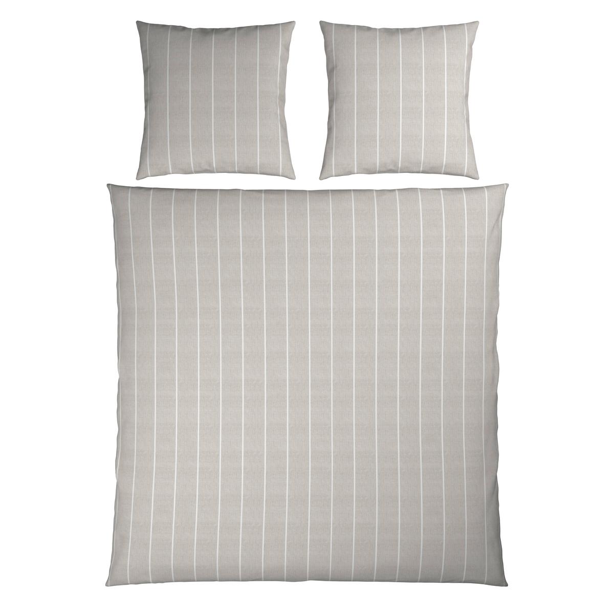 Bettwäsche Tyline XXL Hellgrau ca. 200x200cm - Hellgrau, Textil (200/200cm) - Mömax