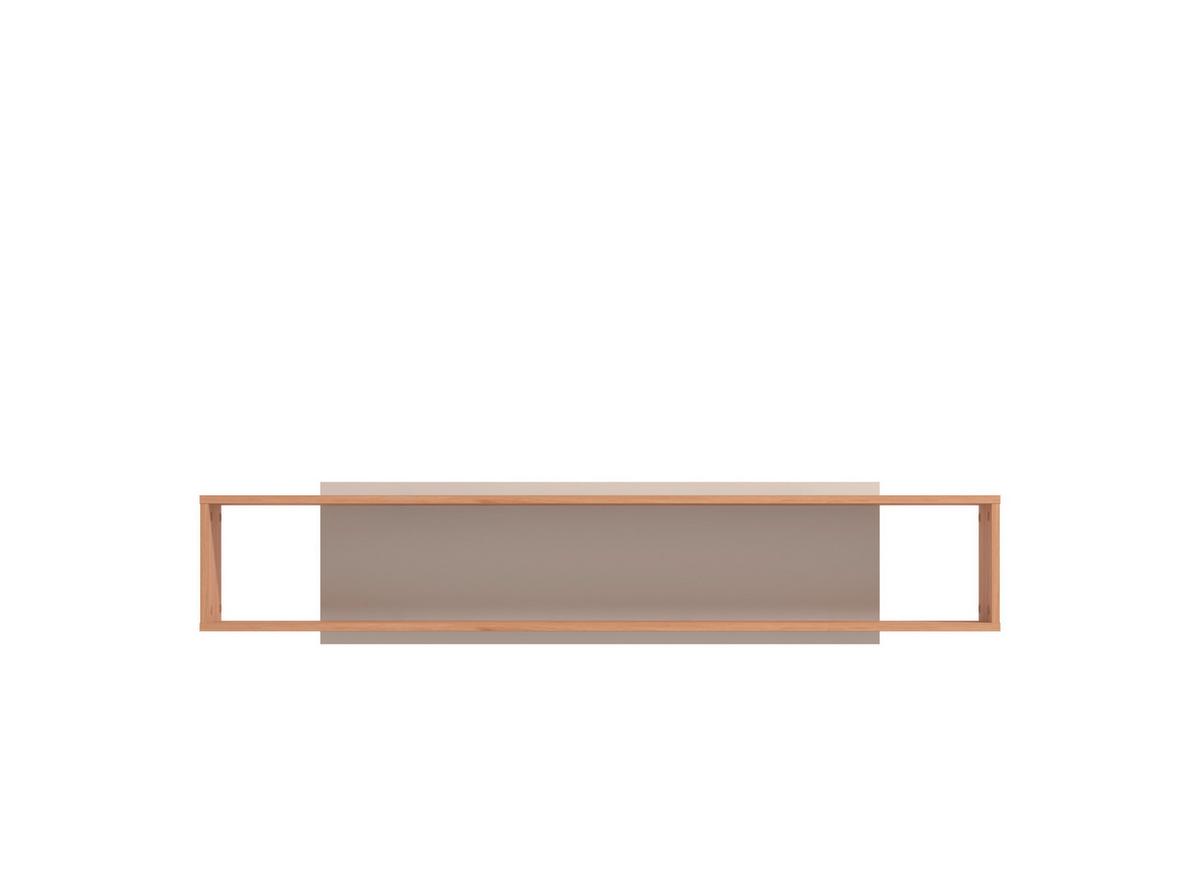 Falipolc Belfort - tölgyfa színű, Modern, faalapú anyag (150,5/31,5/19,5cm)