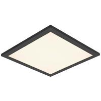 LAMPA SUFITOWA LED JUO - czarny/biały, Modern, tworzywo sztuczne/metal (30/30/5,5cm) - Mömax