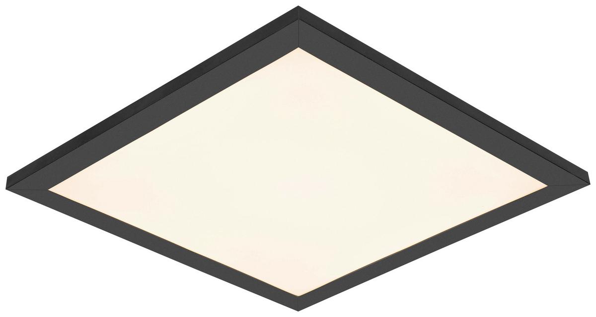 LAMPA SUFITOWA LED JUO - czarny/biały, Modern, tworzywo sztuczne/metal (30/30/5,5cm) - Mömax