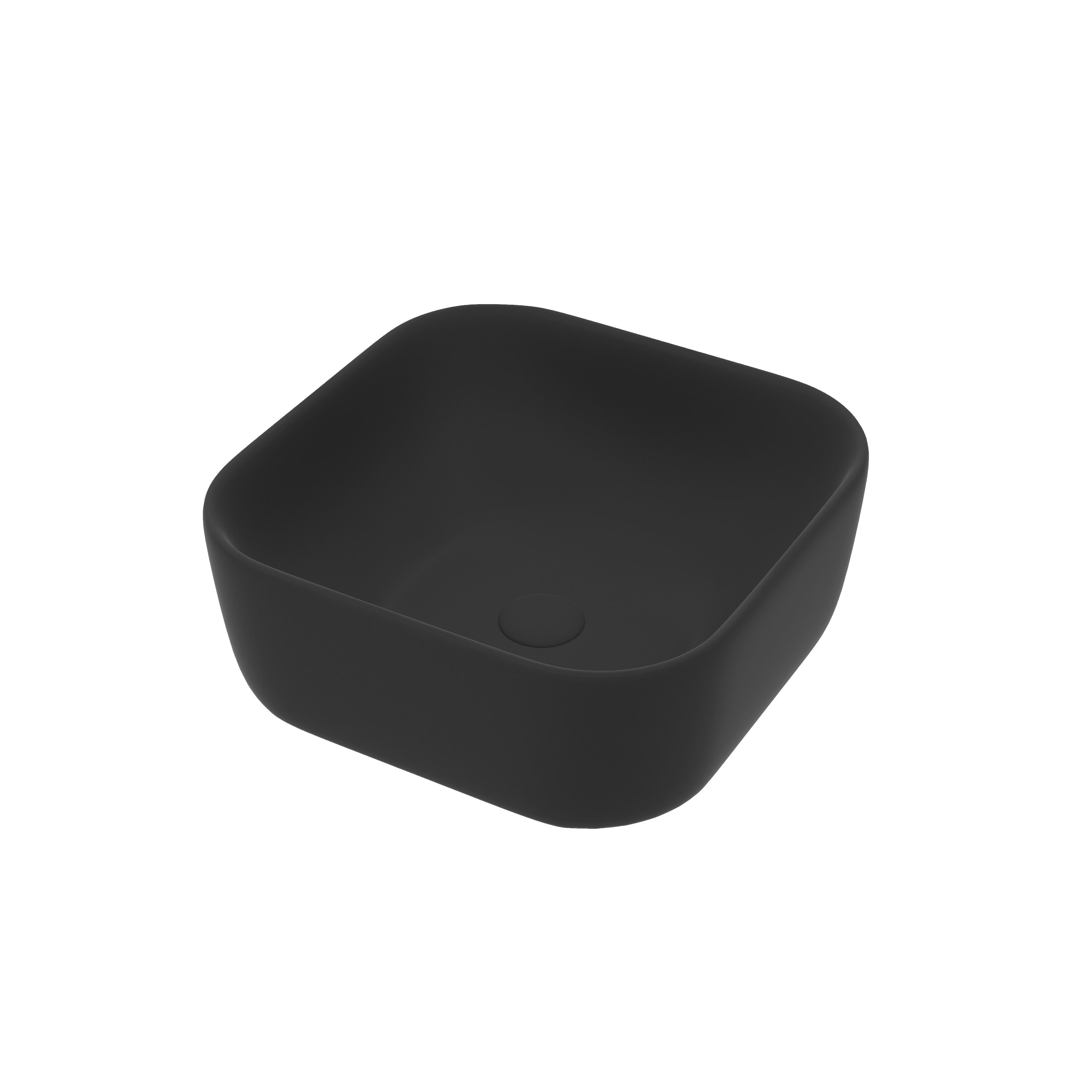 Lavoar Lavabi - negru, Modern, ceramică (39/14/39cm)