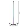 LED-GOLVLAMPA JULIKA - svart, Modern, metall/plast (38,5/38,4/140cm) - Mömax