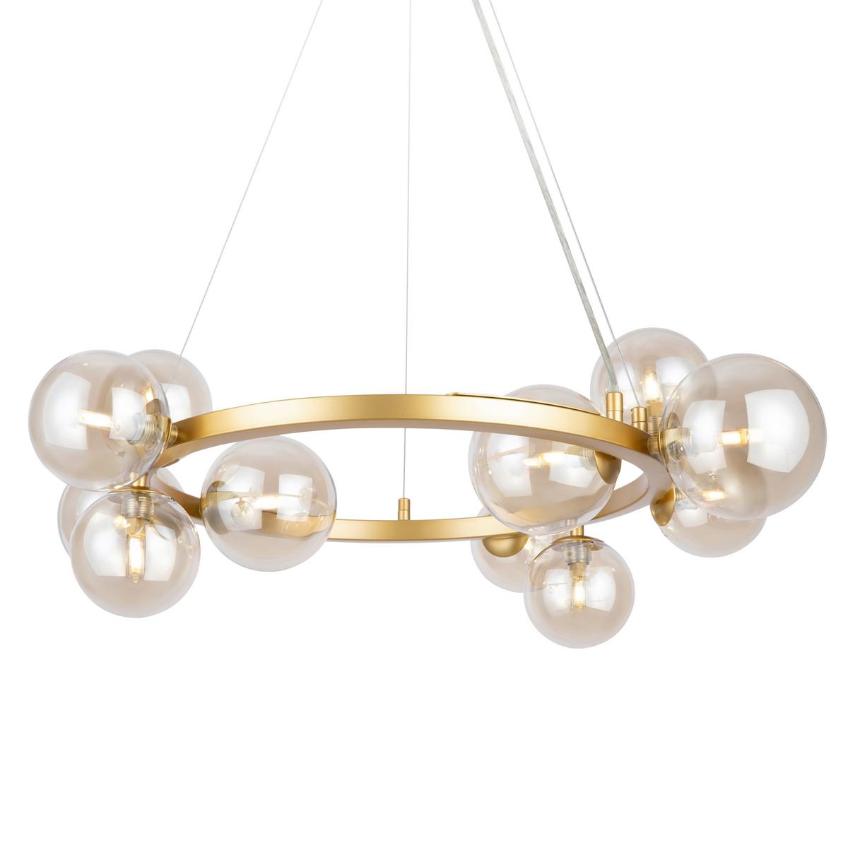 Pendelleuchte Dallas Goldfarben max. 40 Watt - Goldfarben, Basics, Glas/Metall (25/137/67cm) - MAYTONI