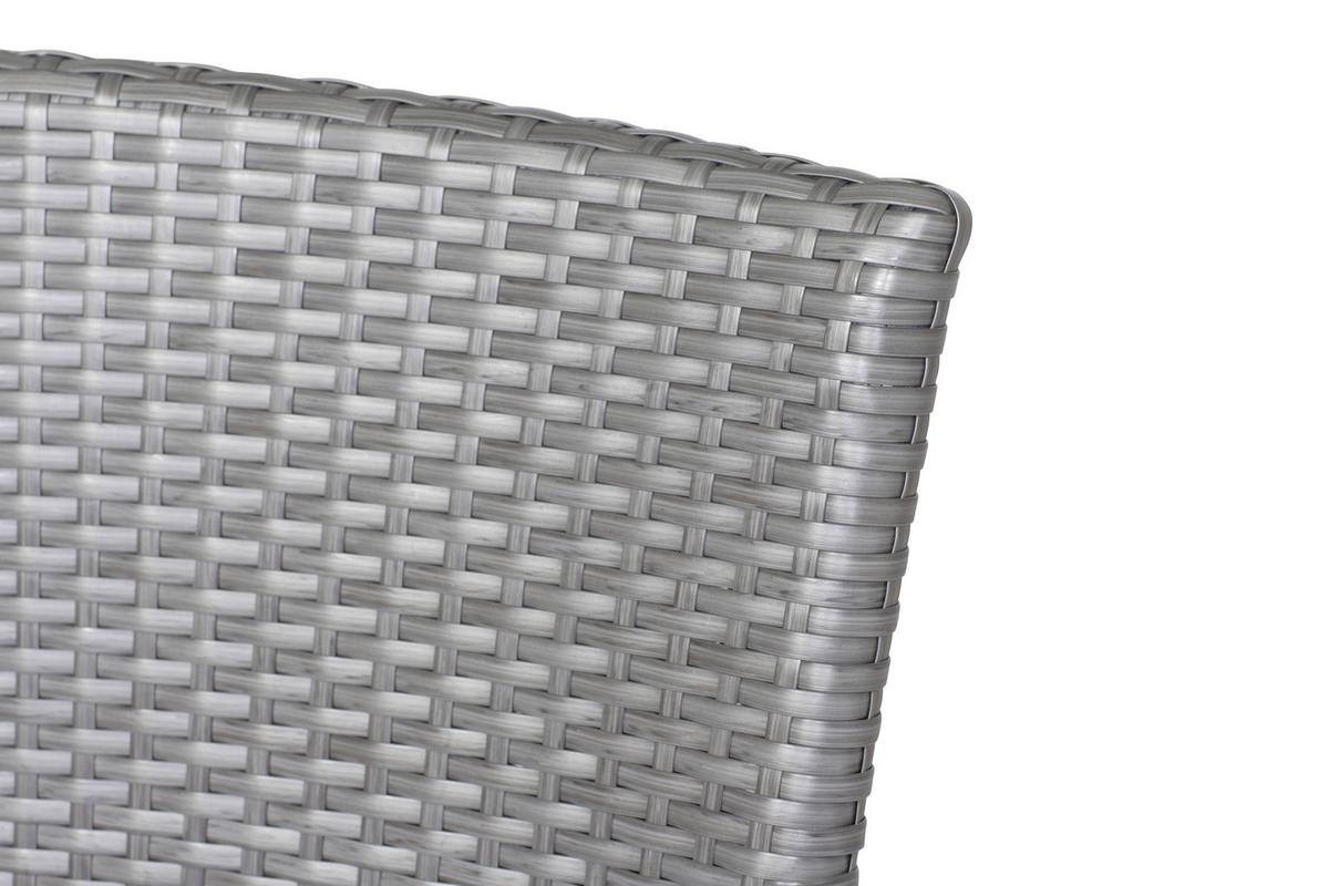 GARTENSESSEL-SET MINAS SESSEL-SET 2ER - Grau, MODERN, Kunststoff/Metall (56/83/60cm) - Gardenson