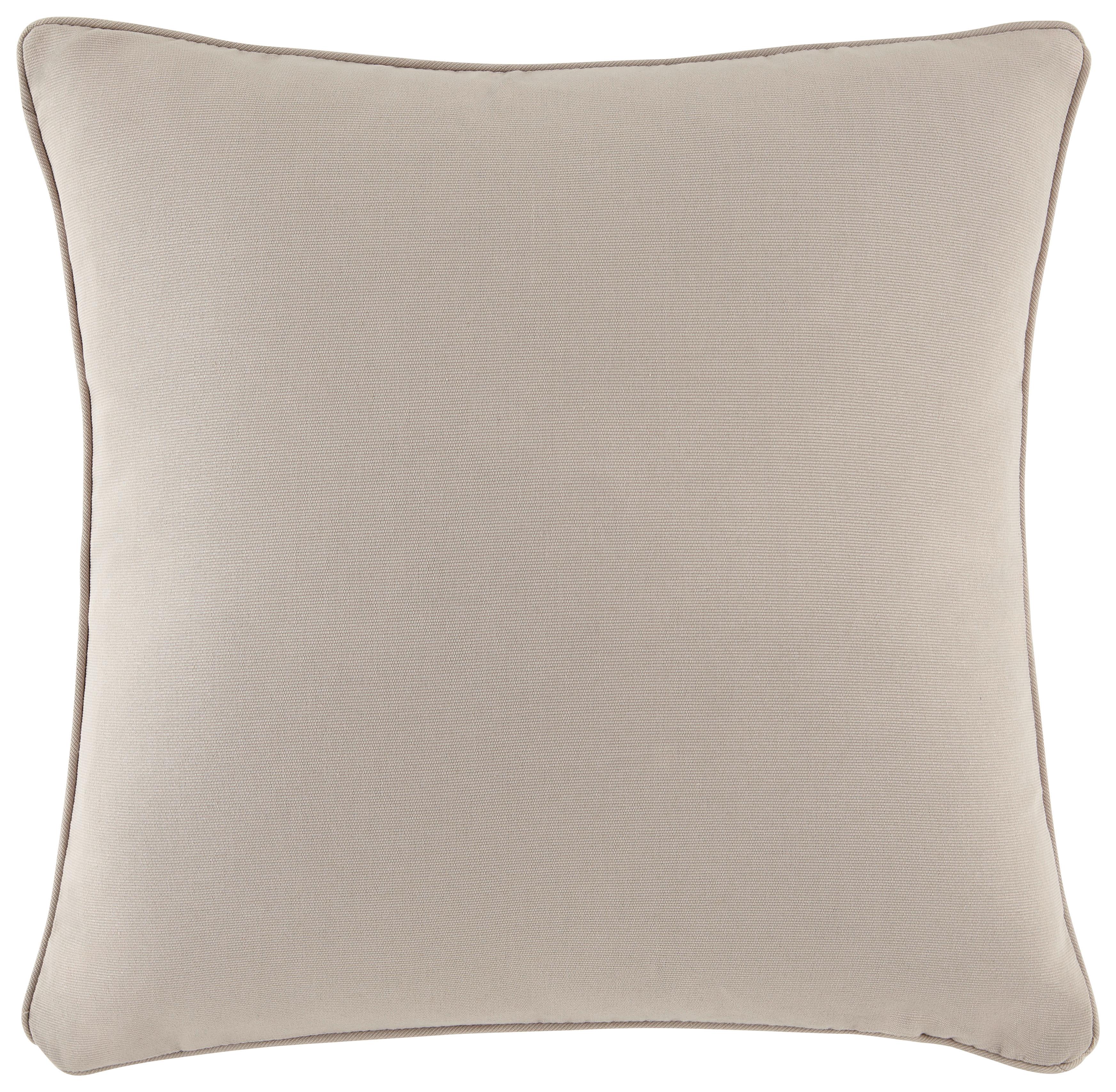 Kissenhülle Steffi in Hellgrau ca. 40x40cm - Hellgrau, Textil (40/40cm) - Mary's