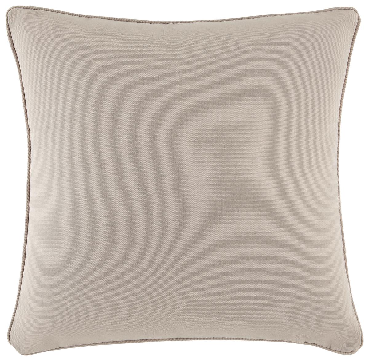 Kissenhülle Steffi in Hellgrau ca. 40x40cm - Hellgrau, Textil (40/40cm) - Mary's