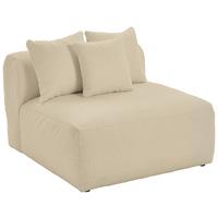 Modul Sofaelement Bloom Beige - Beige, Trend, Textil (100/70/122cm) - Livetastic