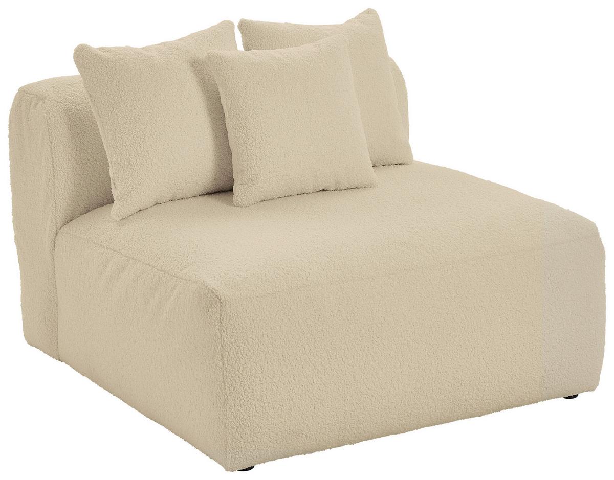 Modul Sofaelement Bloom Beige - Beige, Trend, Textil (100/70/122cm) - Livetastic
