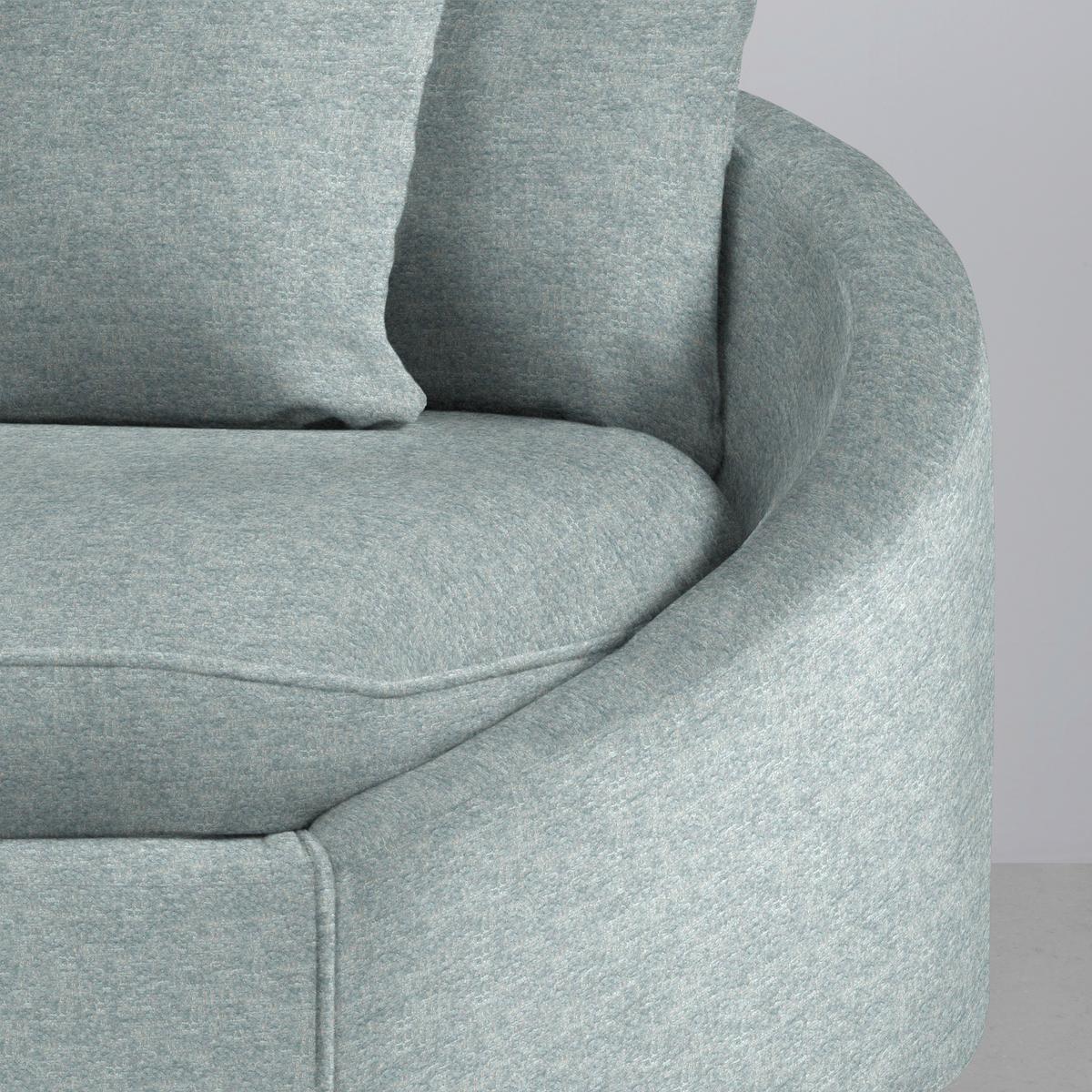 Ecksofa Axel Hellblau - Schwarz/Hellblau, MODERN, Textil/Metall (250/87/291cm) - Mömax