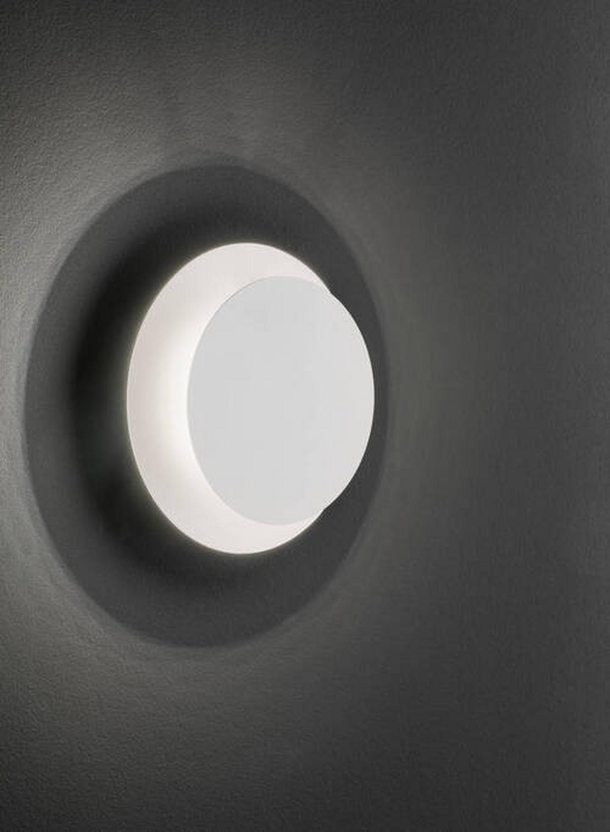 KINKIET LED 4048-108R - biały, Basics, tworzywo sztuczne/metal (18/6,5cm) - Wofi
