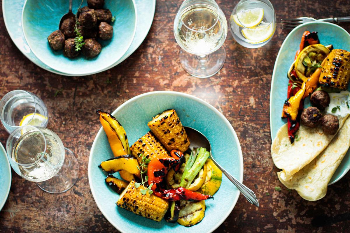 KOMBISERVICE 931975, GRÜN POSTSICHER - Grün, Basics, Keramik (34,7/32/35cm) - Mäser