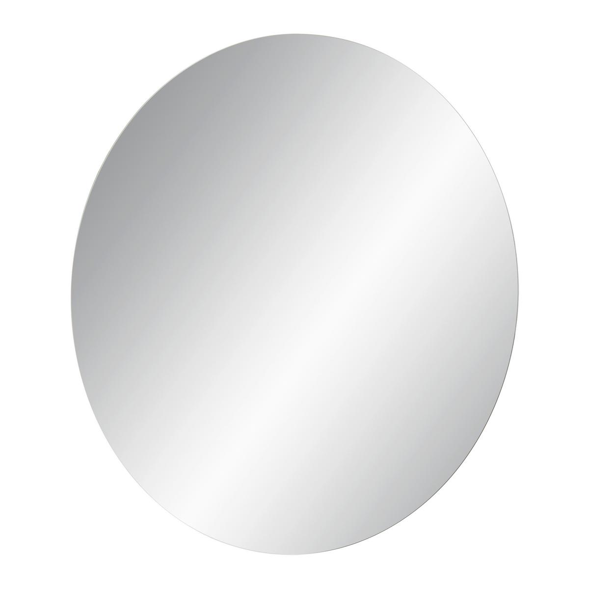 Wandspiegel Brillant Silberfarben Ø ca. 95cm - Silberfarben, MODERN, Glas (95cm) - Mömax