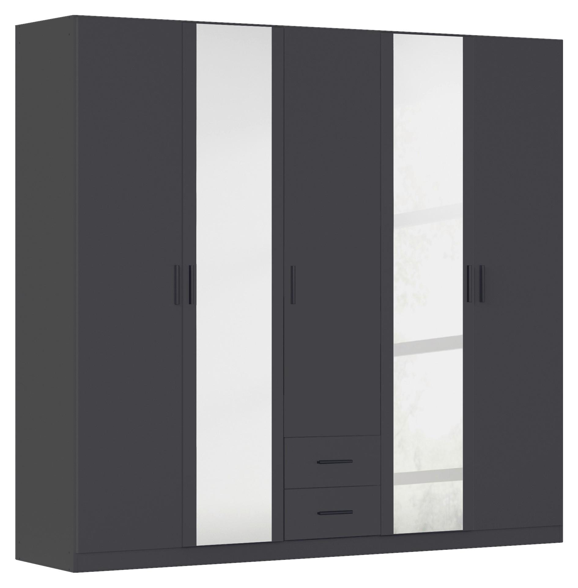 DULAP USI ROTATIVE DESPINA - gri, Konventionell, material pe bază de lemn (226/210/54cm)