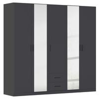 DULAP USI ROTATIVE DESPINA - gri, Konventionell, material pe bază de lemn (226/210/54cm)