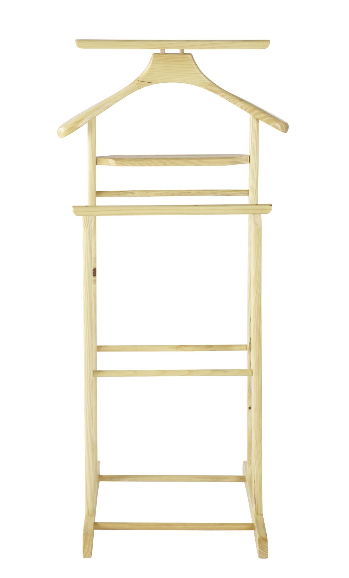 CICHY SŁUGA FUNNY - kolor naturalny, Konventionell, drewno (47/102/36cm)