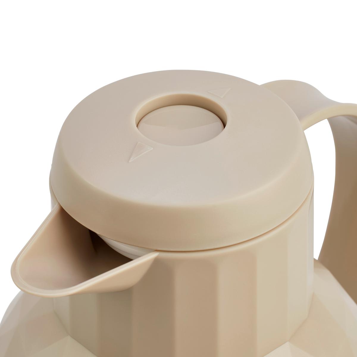Hőszigetelt Kancsó Betty - bézs, Modern, műanyag/Üveg (12/24,5cm) - Mömax