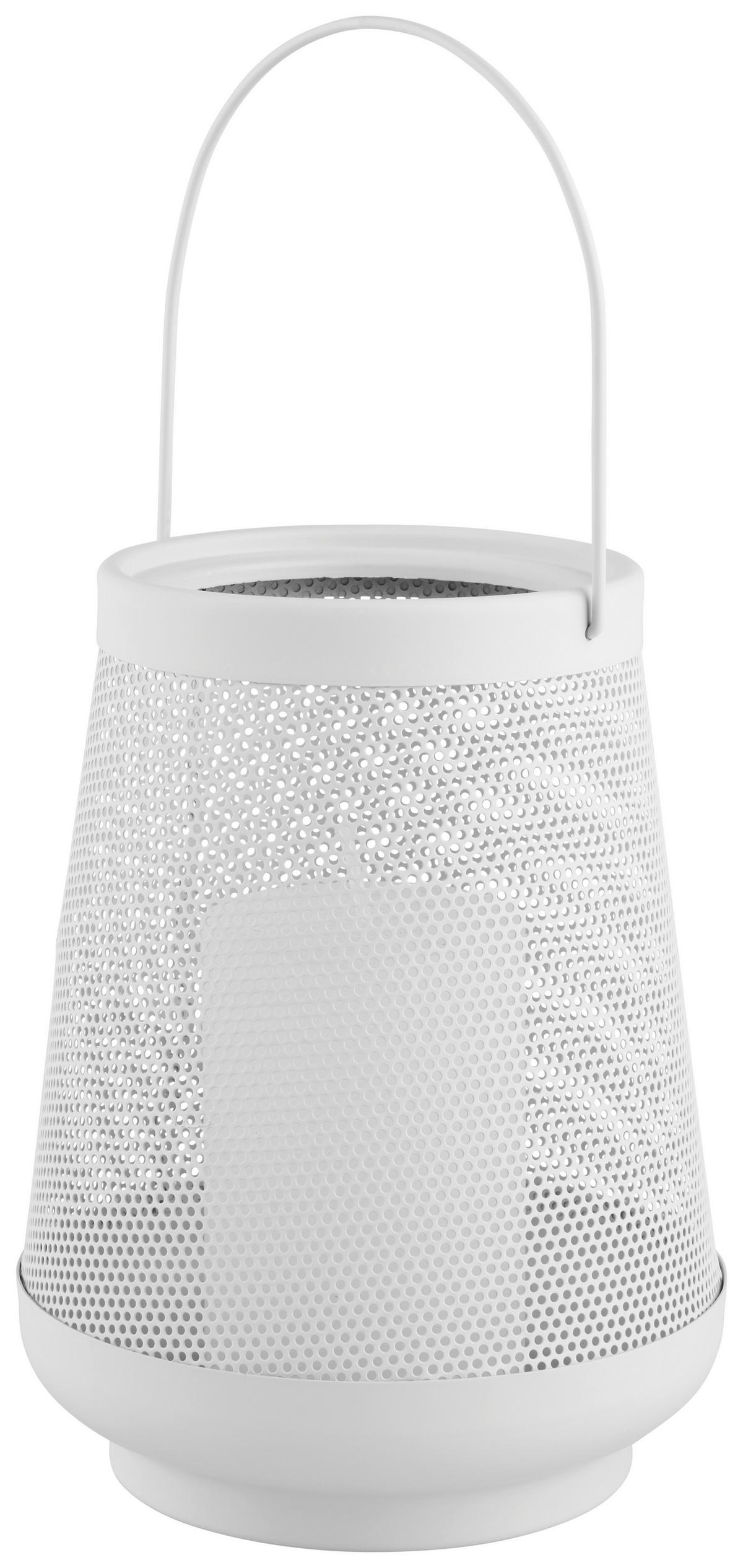 Laterne Theo in Sandfarben Ø ca. 15cm - Sandfarben, Modern, Metall (15/19,5cm) - Modern Living