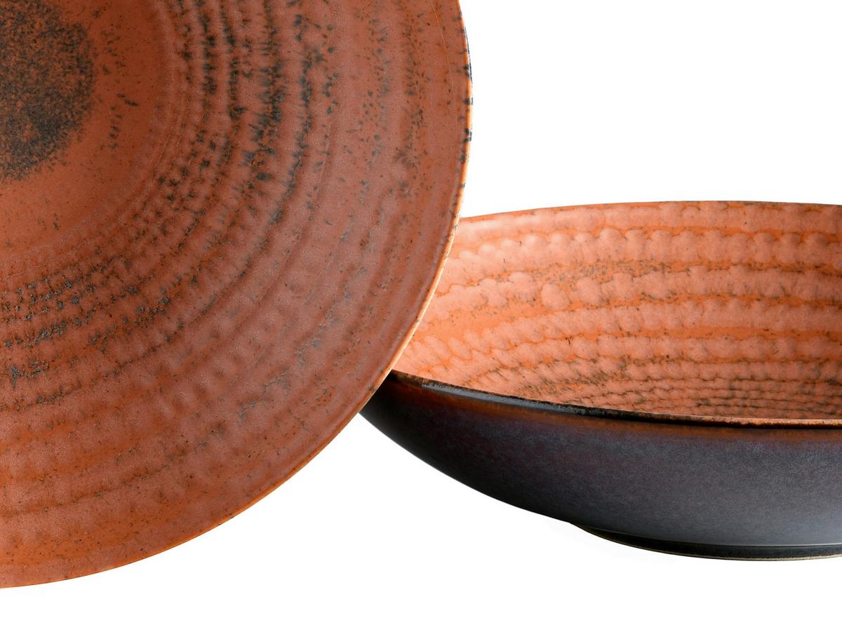 Jedilni Servis Neapel Terra, 16-Delni - rjava/terakota, Basics, keramika - Creatable