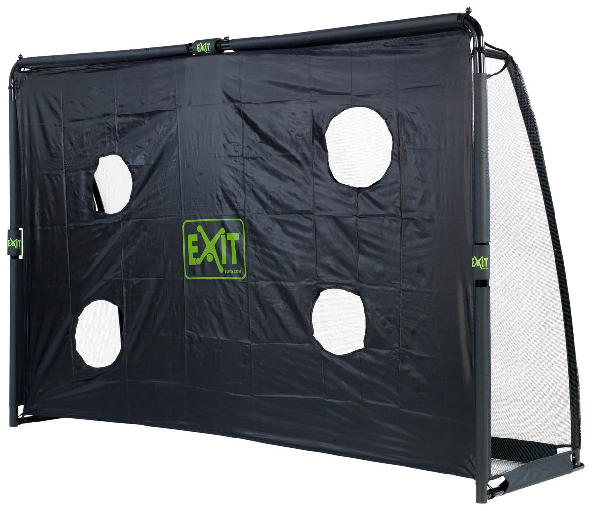Fußballtor Exit Finta Schwarz - Schwarz, KONVENTIONELL, Kunststoff/Metall (300/200/200cm) - EXIT Toys