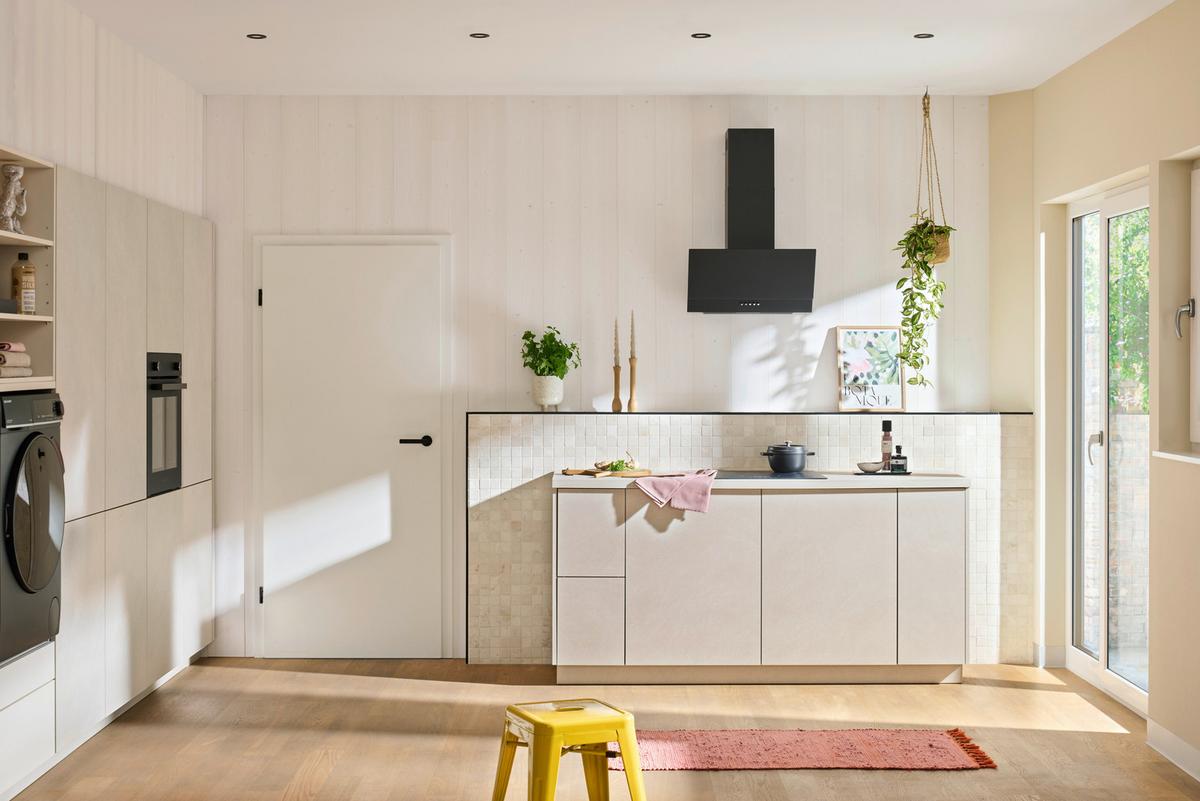 Dunstabzugshaube Respekta Sasha CH35060MS-19 Schwarz - Schwarz, Trend, Glas/Metall (60/59,5-87,5/26,3cm) - Respekta