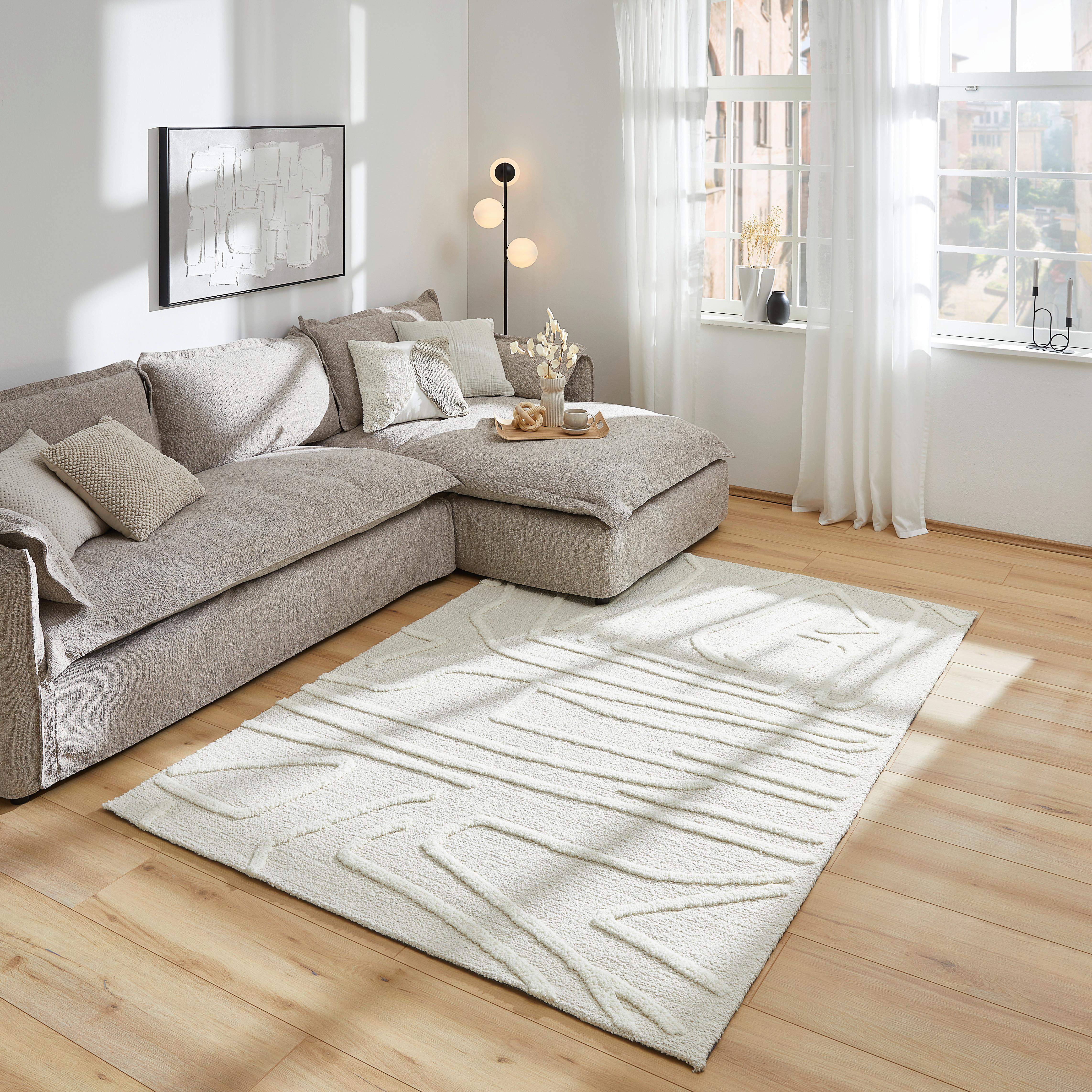 DYWAN TKANY LAUSANNE - kolor naturalny, Design, tkanina (160/230cm) - Novel