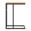 SIDOBORD GIORGIA - svart/ekfärgad, Modern, metall/trämaterial (47/27/64cm) - Bessagi Home
