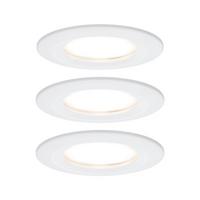 LED-Deckenleuchte Nova max. 3x 6,5 Watt, 3-teilig - Alufarben/Weiß, Basics, Metall (7.8cm) - Paulmann
