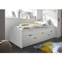 Kihúzható Ágy Nessi - fehér, Basics, faalapú anyag (90/200cm) - MID.YOU