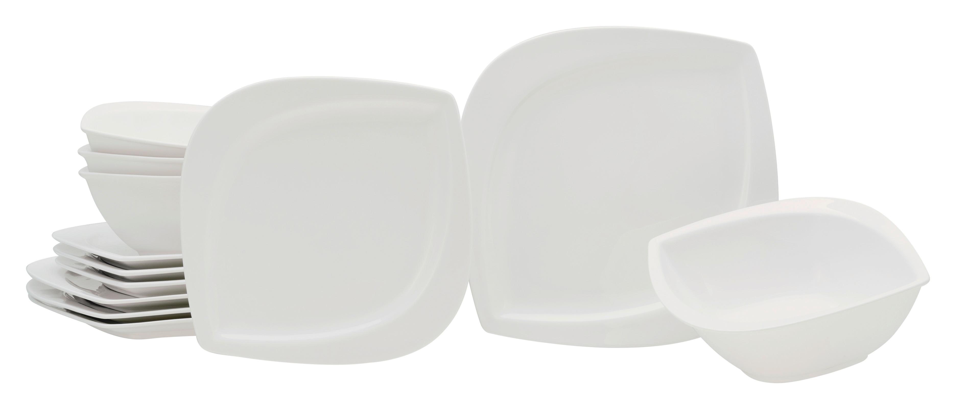 Jedilni Servis Melbourne Creme, 12-Delni - bela, Basics, keramika - Creatable
