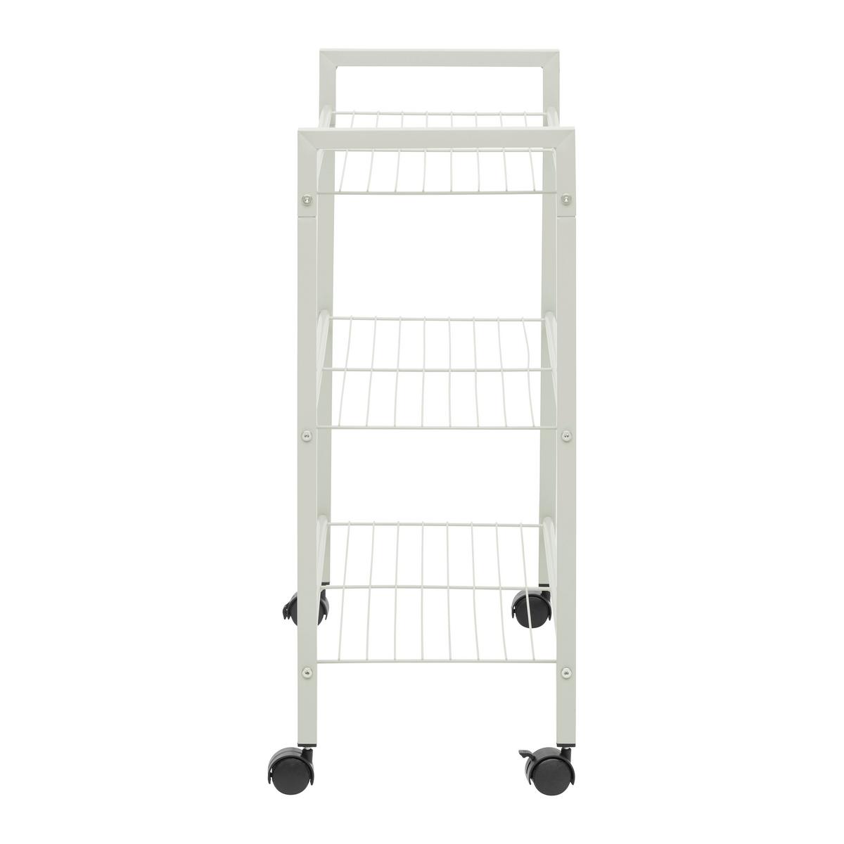 Cipőspolc Görgőkkel Lorelei - kasmírszínű, Modern, műanyag/fém (68/70/28cm) - Mömax